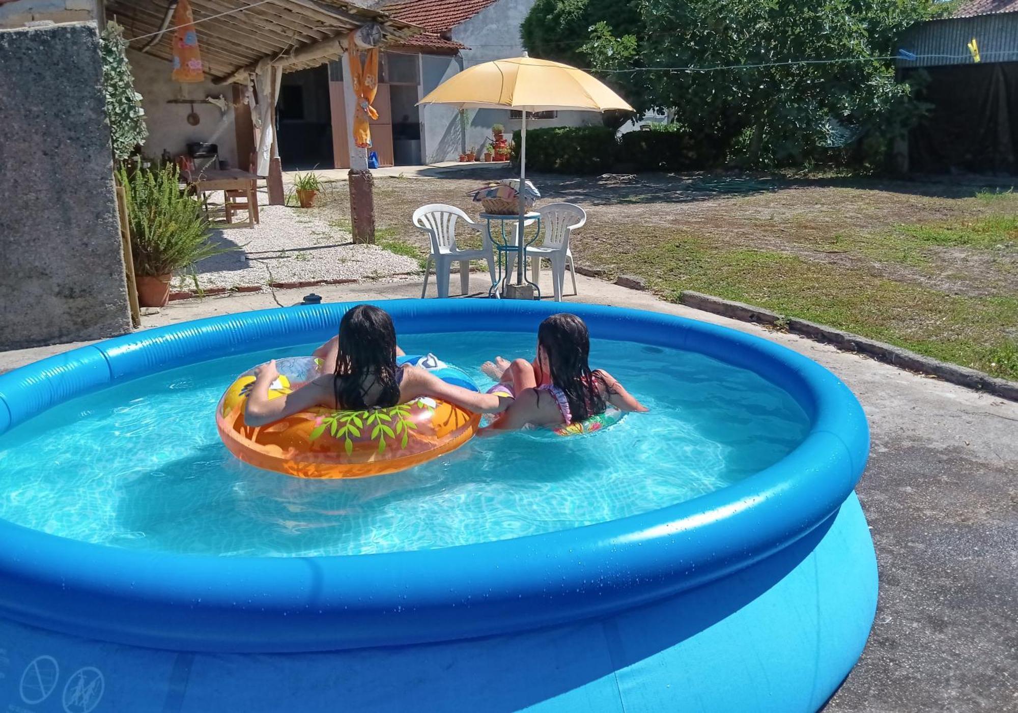 Casa Da Vovo Ceu - Casa De Campo Gandaresa - Country House, Entre Coimbra E Aveiro, A 15 Minutos Carro Praia Mira - Quintal Com Piscina Insuflavel Cantanhede Exteriör bild